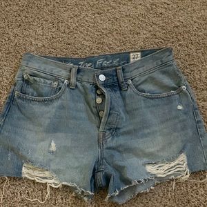 Denim shorts